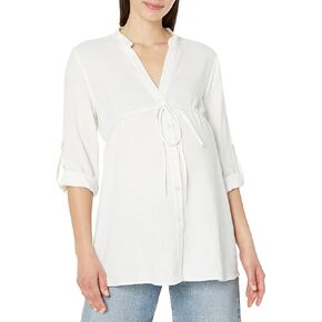 GAP Women's Maternity Linen Tie Top