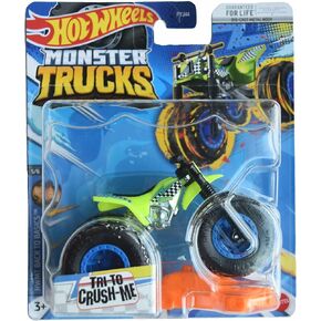 Hot Wheels Monster Trucks Tri to Crush Me, HWMT Back to Basics 5/6 Connect and Crash Car