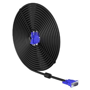 VGA to VGA Cable 10 feet, 15 pin 1080P Full HD Male to Male Monitor Cable for Computer PC Laptops TV Projectors in Kuwait