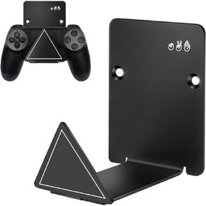 VKheroKV HL127 Headphone Holder Hanger for Desk, Include Adhesive Strips/Screw, Universal Headset Stand for PS4/PS5/Xbox/PC/Mac/Headphones Game Controller Hanger