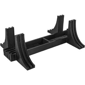 SplashNColor Black Vertical Display Stand Compatible with PlayStation 2, Stable and Space Saving PS2 Slim Holder, Non Slip Base Vertical Dock, Slim Upright Surface Device Stand