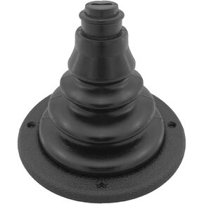 MMotor Well Boot, 4 inch 100mm Marine Rigging Steering Shift Cable Boot, Rubber Boat Marine Steering Shift Cable Boot, Protective Bellows for Cars Boats Yachts Ships Motor Boats Black