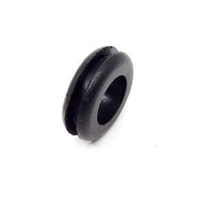 Pkg of 6 - Black SBR Rubber Push-in Grommet - Inner Diameter 5/8", Outer Diameter 1 1/8", Fits Panel Hole 7/8", Fits Panel Thickness 1/8"