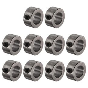 uxcell 10pcs Set Screw Collars 8mm Bore Shaft Collars, 14mm OD, 7mm Width, Landing Gear Stopper Wheel Collar, Black