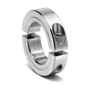 Climax Metal 2C-137-Z طوق تثبيت من قطعتين، طلاء زنك، فولاذ، تجويف 1-3/8 بوصة، 2-1/4 بوصة OD، عرض 9/16 بوصة