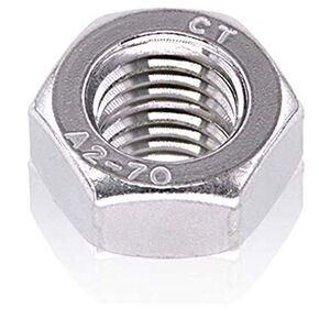 M10 Stainless Hex Nut M10-1.5 (20 Pack), 304 18-8 Stainless Steel Nuts, by Persberg 120-22