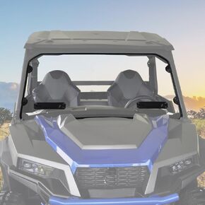 CPOWACE Full Vented Windshield Compatible with 16-24 Polaris General 1000, 17-24 General 4 1000, 20-24 General XP/ XP4 1000 Accessories Clear Hard Coat Poly Front Windscreen Replacement for 2884337