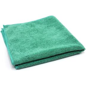 MAX Professional Commercial Grade Microfiber Cleaning Cloth 16 x 16 inch (Blue, 12)