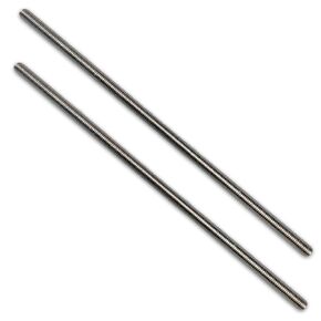 2pcs M5x250mm 304 Stainless Steel Fully All Threaded Rod 250mm Length, Long Threaded Screw, Right Hand Threads (M5x250mm)