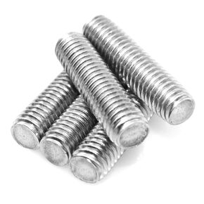 Lind Kitchen 15PCS M8 x 30mm Fully Threaded Rod 304 Stainless Steel Right Hand Threads