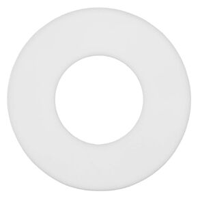 USA Sealing BULK-FG-1120 Ring PTFE Plastic Flange Gasket for 1/2" Pipe, 1/8" Thickness, Class 300