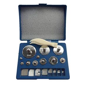 19Pcs Precision Weight 501g 10mg~200g M2 Set Grams Precision Calibration Weight Digital Scale for Digital Balance Scale, Jewellery Scale