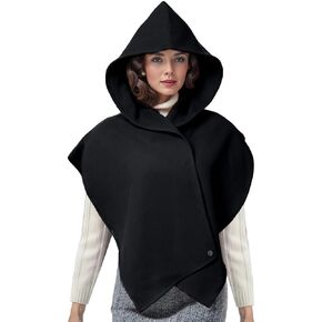 ANDHOM Unisex Medieval Hood Scarf Winter Retro Head Hoods Cowl Scarf Warm Cowl Shrug Cape Cosplay Costumes