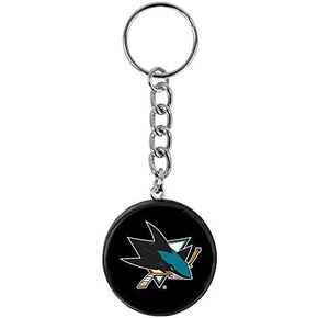 San Jose Sharks Officially Licensed Mini Hockey Puck Keychain