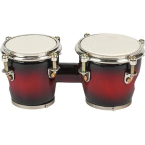 Broadway Gifts Co Miniature Brown Bongo Drum 3 بوصة مغناطيس ثلاجة من الخشب والنحاس in Kuwait