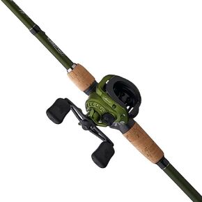 Pflueger Monarch Low Profile Baitcast Reel and Fishing Rod Combo