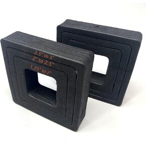 eVerHITCH 3", 2.5" and 2" Adapter Insert for Adapting Hitch Cover to Various Size Hitch RECEIVERS, Fits 3", 2.5" and 2" Receivers