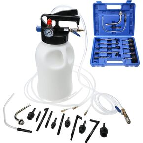 8MILELAKE 6L Pneumatic Air Oil and Liquid Extractor Pump Kit, Automatic Transmission Two Way ATF Refill System Dispenser with 14pcs ATF Adapter