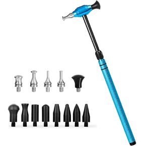WHDZ Paintless Dent Repair Tools Double-Faced Dent Removal Hammer Car Dent Repair Leveling Hammer Telescopic