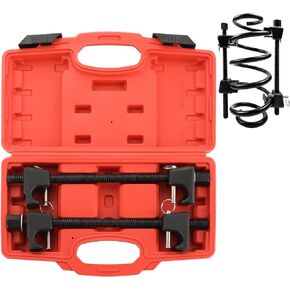 NYXOVA Macpherson Strut Spring Compressor, 2pcs Heavy Duty Coil Spring Compressor Strut Remover Installer Tool, 21mm Socket 1/2" Drive Safe Universal Set for Struct Spacer Assembly/Shock Installation