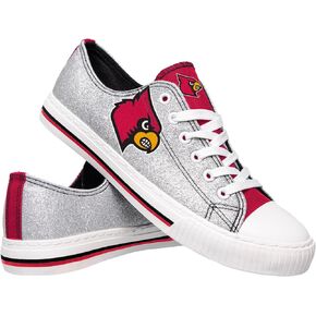 FOCO womens Ncaa College Team Logo Fashion Low Top Canvas Sneakers Shoes