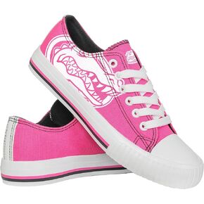 FOCO womens Ncaa College Team Logo Fashion Low Top Canvas Sneakers Shoes