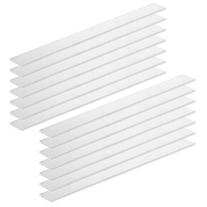USAMILY 14pcs Square Aluminum Flat Bar 1/8" Thickness X1" Width, 12" Length T6511 Aluminum Solid Mill Stock