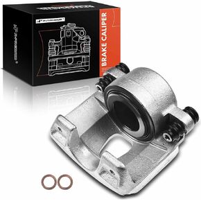 A-Premium Disc Brake Caliper Assembly Without Bracket Compatible with Select Ford Models - For F-150, For Bronco, E-150 Econoline, E-150 Club Wagon, Econoline,1994-2003 - Front Left Driver Side