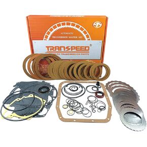 TRANSPEED AOD Automatic Transmission Master Rebuild Kit Overhaul Kit Clutch Steel Plates Gearbox Compatible with Ford Mustang Lincoln Town Car