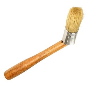 Steelman Euro Lube Applicator Brush, Angled, Stiff Bristles, for Paste-Style Tire Mounting Lubricants
