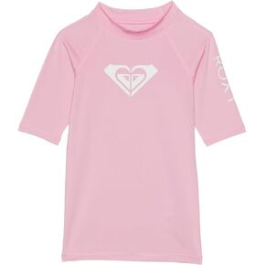Roxy Girls' Whole Hearted Short Sleeve Rashguard