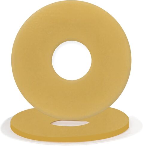 10Pcs Thick Ostomy Barrier Rings, 4mm Moldable Ostomy Rings, Hydrocolloid Skin Extender Rings for Colostomy Bags,Sting-Free Ostomy Supplies in Kuwait