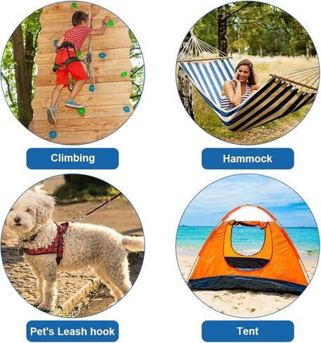 YuCool 2.72 بوصة خطاف ربط مزدوج النهاية، خطافات دوارة 2.83 بوصة، مشابك معدنية لسلسلة الخطاف، الأفضل للغوص/سلسلة الحيوانات الأليفة/سلسلة المفاتيح/العلم/خط الملابس in Kuwait