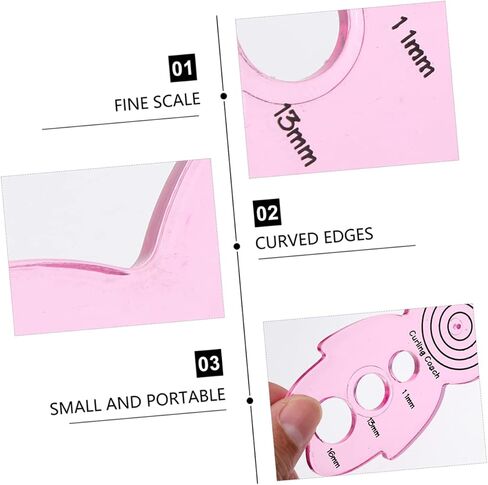 EXCEART 10 Pcs Rolling Paper Quilting Instrument Origami Kits Quilting Kits Quilling Tool Paper Curling Paper Quilling Tools Slotted Kit Paper Slotted Kit Quilling Paper Tool DIY Accessory in Saudi Arabia