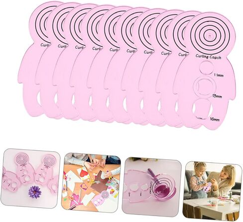 EXCEART 10 Pcs Rolling Paper Quilting Instrument Origami Kits Quilting Kits Quilling Tool Paper Curling Paper Quilling Tools Slotted Kit Paper Slotted Kit Quilling Paper Tool DIY Accessory in Saudi Arabia