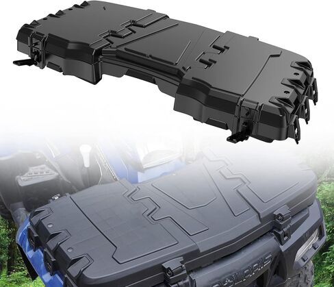 A & UTV PRO Lockable Front Cargo Storage Box, for 2009-2023 Polaris Sportsman Touring XP 1000 550 850,Waterproof 50 lb Capacity Lock & Ride Storage Bin Accessories,Replace OEM # 2877951 in Saudi Arabia