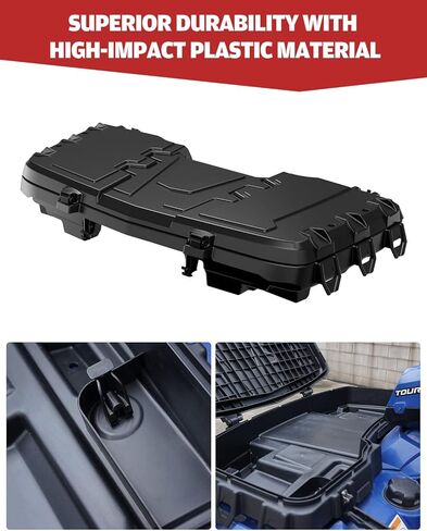 A & UTV PRO Lockable Front Cargo Storage Box, for 2009-2023 Polaris Sportsman Touring XP 1000 550 850,Waterproof 50 lb Capacity Lock & Ride Storage Bin Accessories,Replace OEM # 2877951 in Saudi Arabia