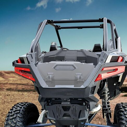 36 QT Rear Cargo Box Compatible with 2022-2024 Polaris RZR Pro R/Pro R 4 Accessories Water Resistant UTV Rear Cargo Tool Storage Box W/ 2 Lockable Latches Replacement for 2884236 in Saudi Arabia