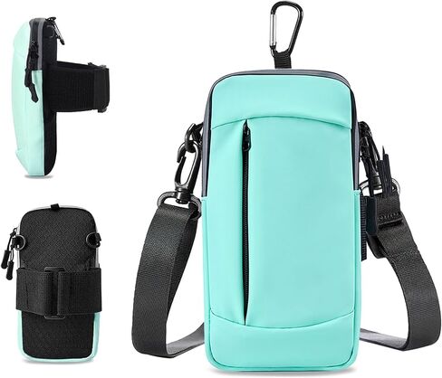 Phone Holder for Running Armband,Cell Phone Purse Small Crossbody Bags for Women Men Kids,iPhone 15 14 13 12 11 Pro Max Xs Xr X 8 7 6 Plus SE Mini Galaxy Ultra Plus S24 Note Pouch Arm Bands in Saudi Arabia