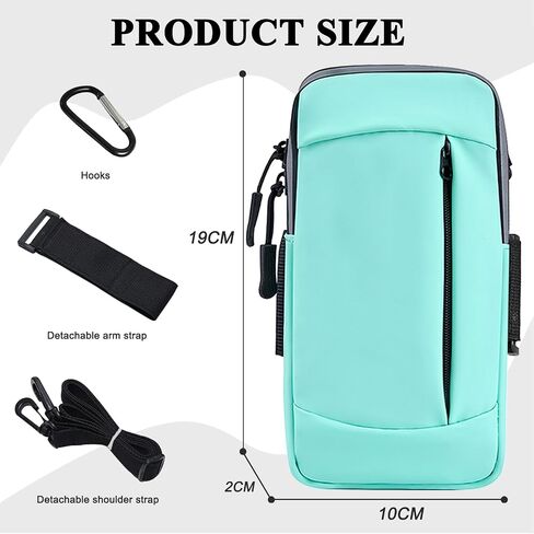 Phone Holder for Running Armband,Cell Phone Purse Small Crossbody Bags for Women Men Kids,iPhone 15 14 13 12 11 Pro Max Xs Xr X 8 7 6 Plus SE Mini Galaxy Ultra Plus S24 Note Pouch Arm Bands in Saudi Arabia