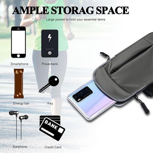 Phone Holder for Running Armband,Cell Phone Purse Small Crossbody Bags for Women Men Kids,iPhone 15 14 13 12 11 Pro Max Xs Xr X 8 7 6 Plus SE Mini Galaxy Ultra Plus S24 Note Pouch Arm Bands in Saudi Arabia