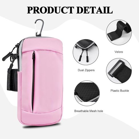 YYUNJINI حامل هاتف لتشغيل حامل الهاتف الخليوي لآيفون 15 14 13 12 11 Pro Max Xs Xr X 8 7 6 Plus SE Mini Galaxy Ultra S24 Note 20 أربطة للذراع تناسب حقيبة التمارين الرياضية للنساء والأطفال in Kuwait