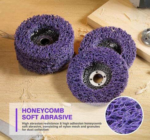5PCS Strip Discs 5" x 7/8" Rust Remover Wheel Stripping Wheel Paint Removal Discs for Angle Grinder,Grinder Paint Remover in Saudi Arabia