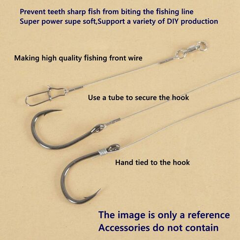 100 Metres 33 Pound 0.5mm Fishing Stee Wire Nylon Coated 1x7 Stainless Steel Leader Wire Super Soft Fishing Wire Lines in Kuwait