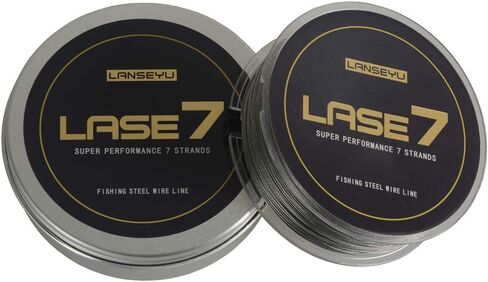 100 Metres 33 Pound 0.5mm Fishing Stee Wire Nylon Coated 1x7 Stainless Steel Leader Wire Super Soft Fishing Wire Lines in Kuwait