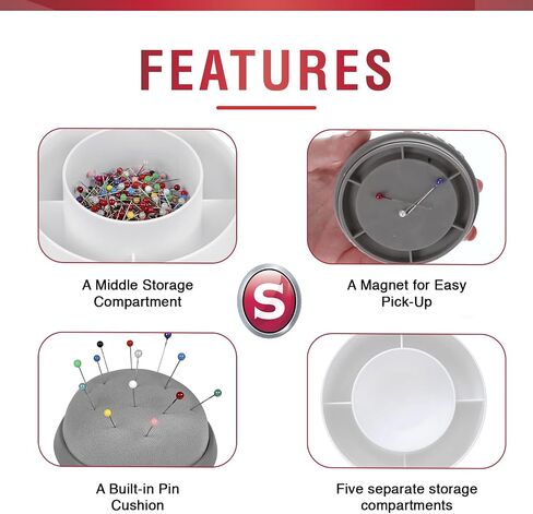 SINGER Pin & Tool Sewing and Craft Organizer Caddy with Built-in Pin Cushion in Saudi Arabia