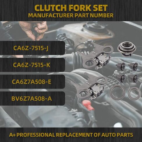 أذرع شوكة إطلاق القابض من Dasbecan متوافقة مع Ford Fiesta 2011-2019 Ford Focus 2012-2017 يستبدل CA6Z-7515-J CA6Z-7515-K CA6Z7A508-E BV-6Z7A508-A in Saudi Arabia