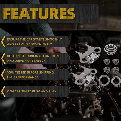 أذرع شوكة إطلاق القابض من Dasbecan متوافقة مع Ford Fiesta 2011-2019 Ford Focus 2012-2017 يستبدل CA6Z-7515-J CA6Z-7515-K CA6Z7A508-E BV-6Z7A508-A in Saudi Arabia