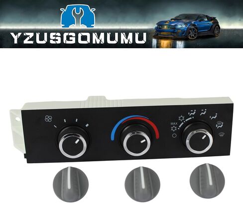 YzusGomumu 599-217 Front A/C Heater Climate Control Module Panel Switch Compatible with 1996-2020 Chevrolet Express 1500 2500 3500 4500 Kodiak GMC Savana Topkick Safari G3500 Replaces 15073274 in Saudi Arabia