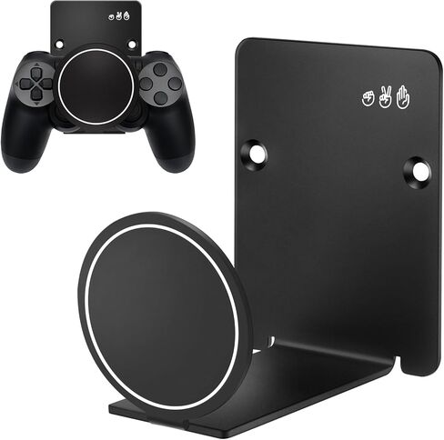 حامل سماعات الرأس VKheroKV HL127 للمكتب، يتضمن شرائط لاصقة/برغي، حامل سماعة رأس عالمي لأجهزة PS4/PS5/Xbox/PC/Mac/سماعات الرأس وحدة التحكم في الألعاب in Kuwait